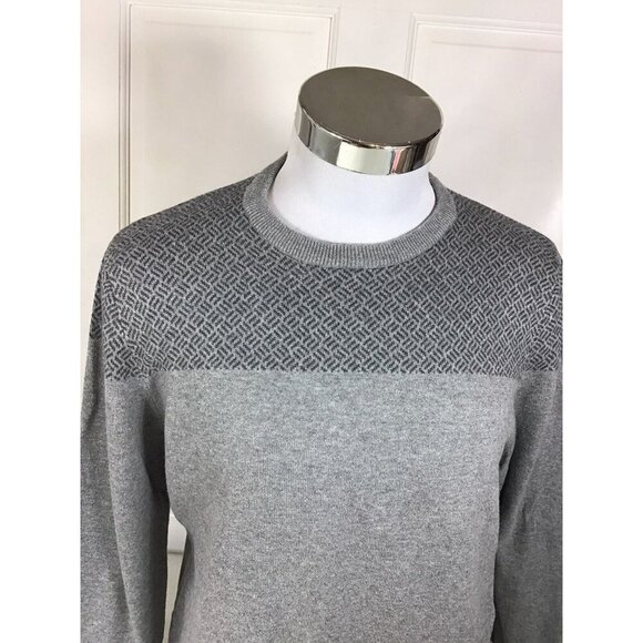 M&S Collection Fair Isle Sweater Cotton Mens Medium - Picture 2 of 6